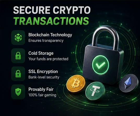 Икони на криптовалути, приети в Vavada: Bitcoin, Ethereum, Litecoin и USDT